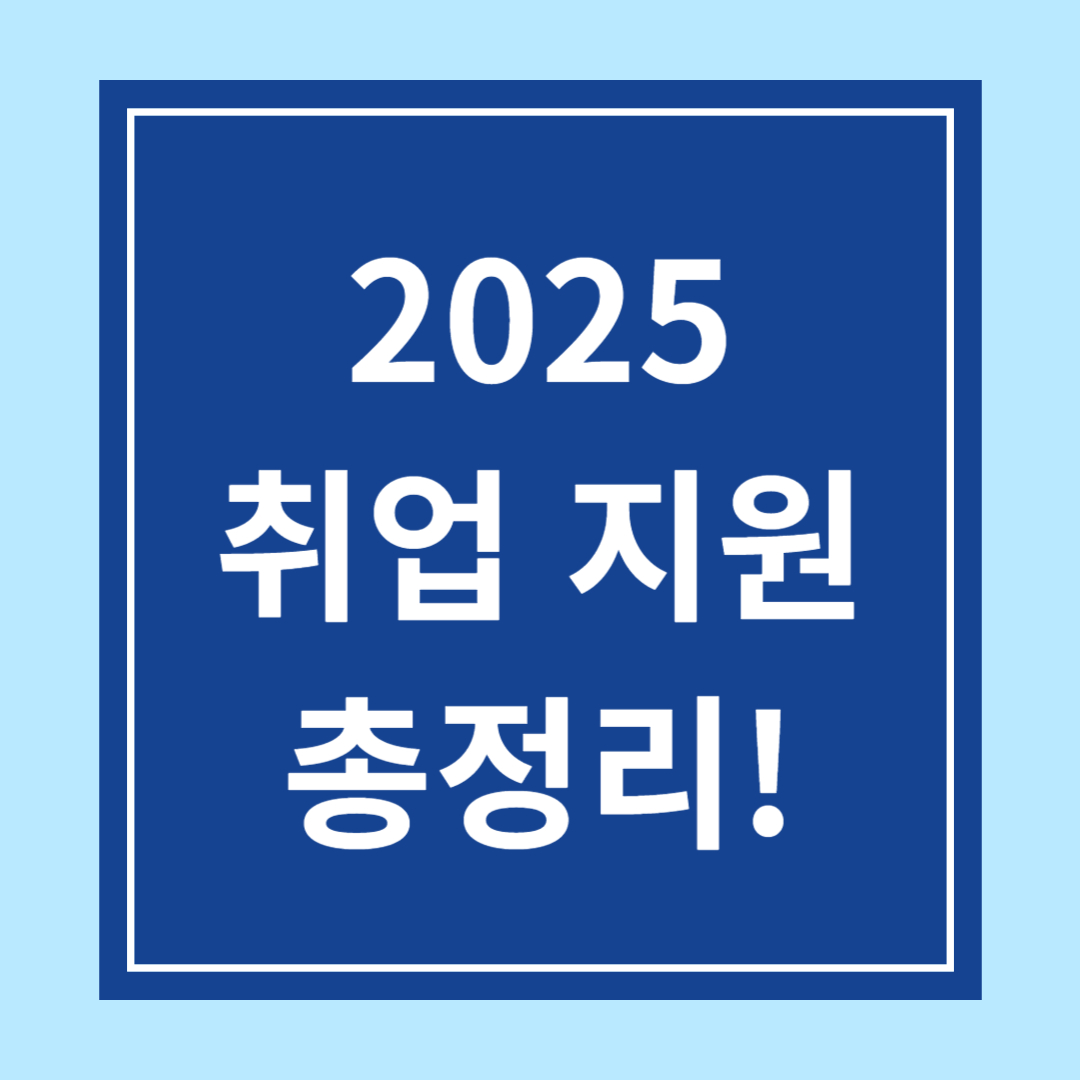2025 취업 지원금 종류(청년도약계좌, 청년내일채움공제, 중장년&middot;여성 대상 취업 지원금)