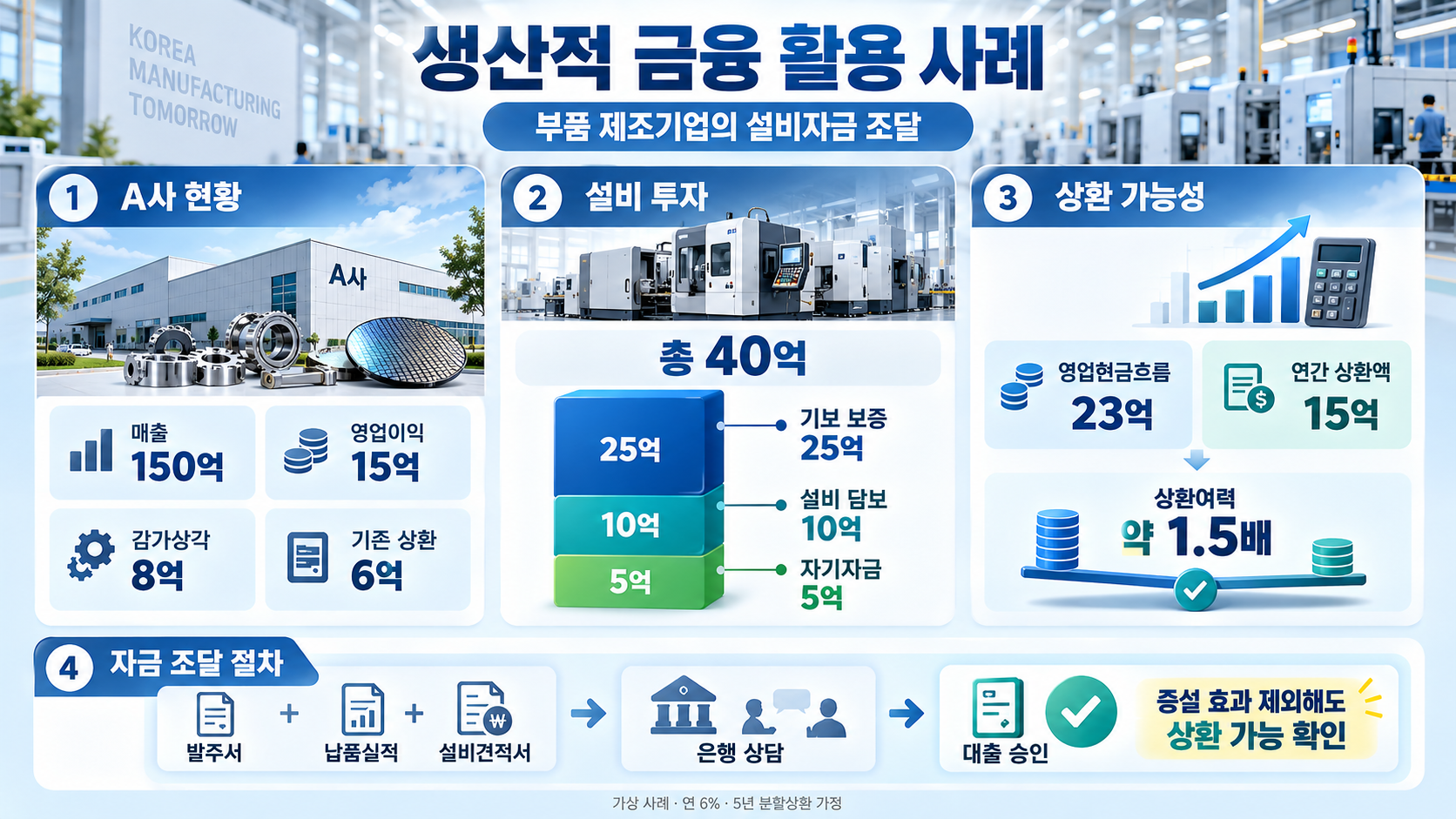 생산적 금융 활용사례 인포그래픽