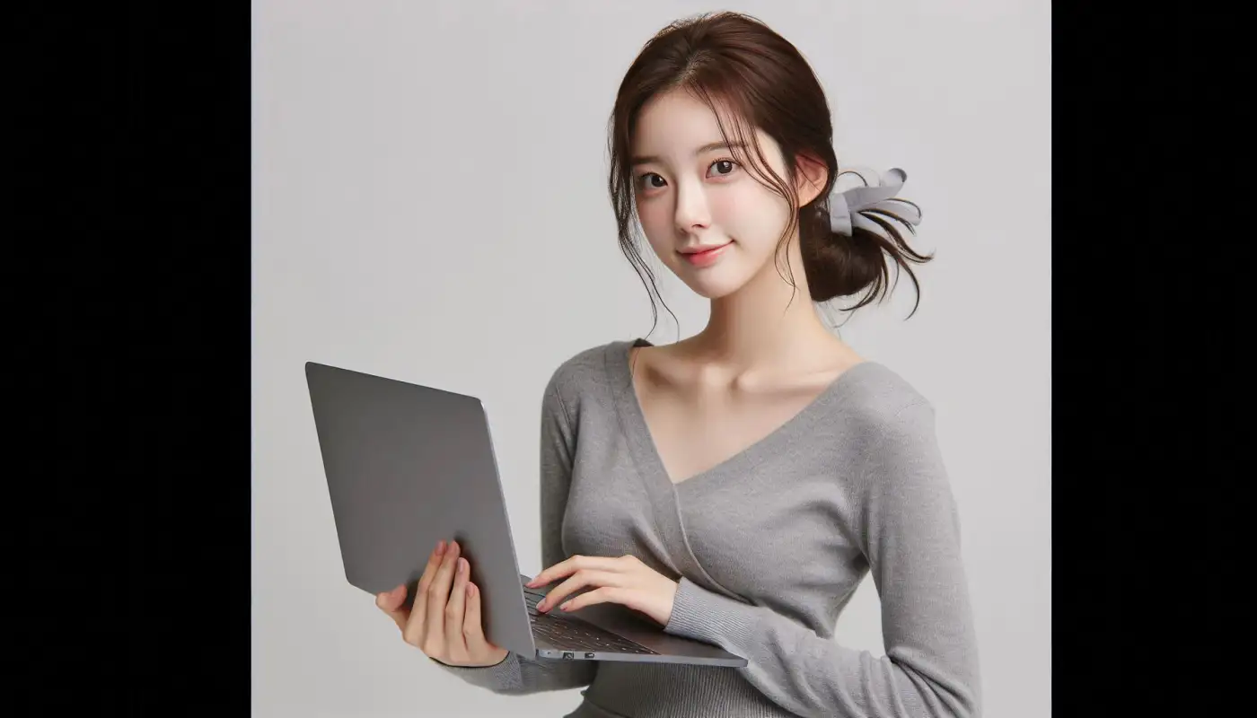 okx-파이코인-출금-방법을-알아보는-여성의-모습