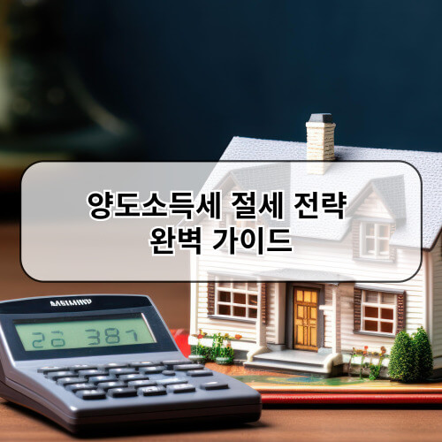 양도소득세 절세 전략 완벽 가이드