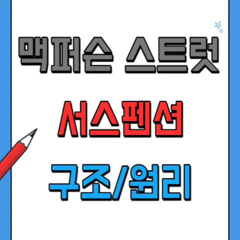 맥퍼슨 스트럿 서스펜션 구조와 원리&#44; 장단점