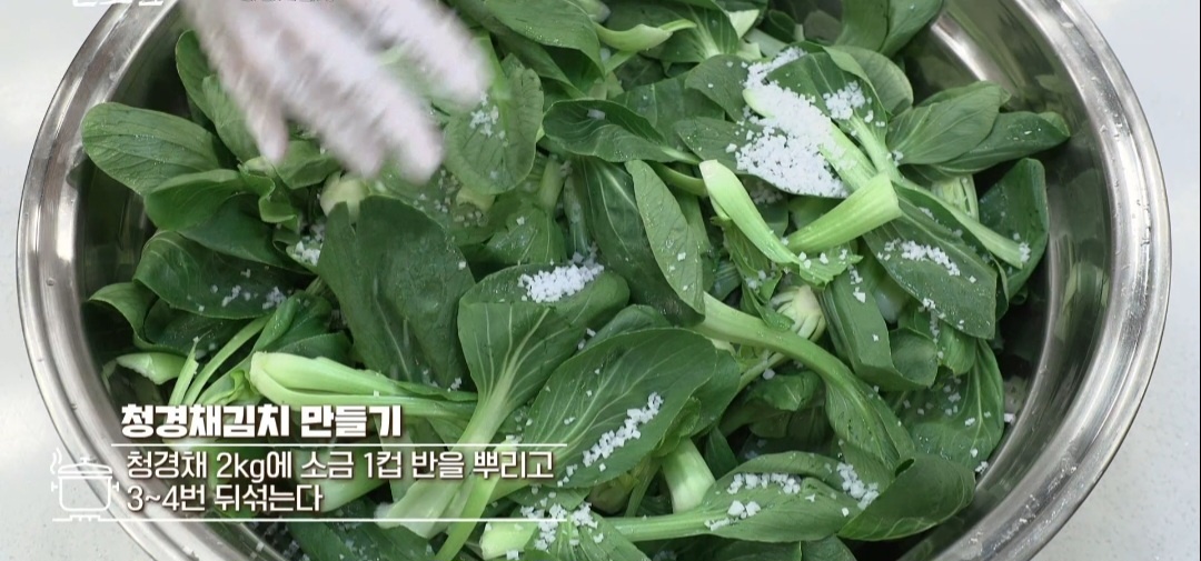 청경채김치 레시피