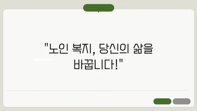 노인 복지 정책: 노인 복지 정책과 프로그램 살펴보기