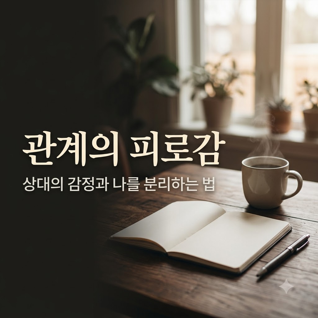 상대의 감정과 나를 분리하는 자기분화 관계 심리학 정리