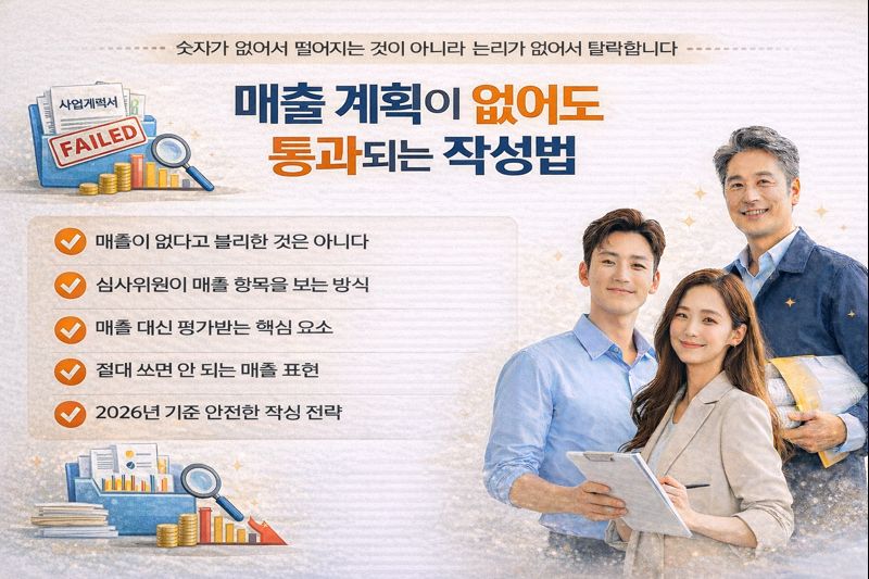 매출 계획이 없어도 통과되는 작성법