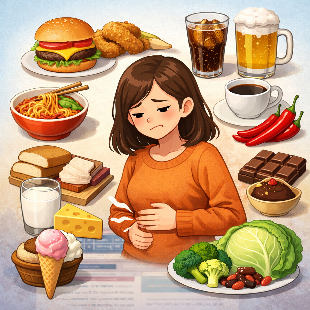 배에 가스만 차고 똥은 안 나오는 이유