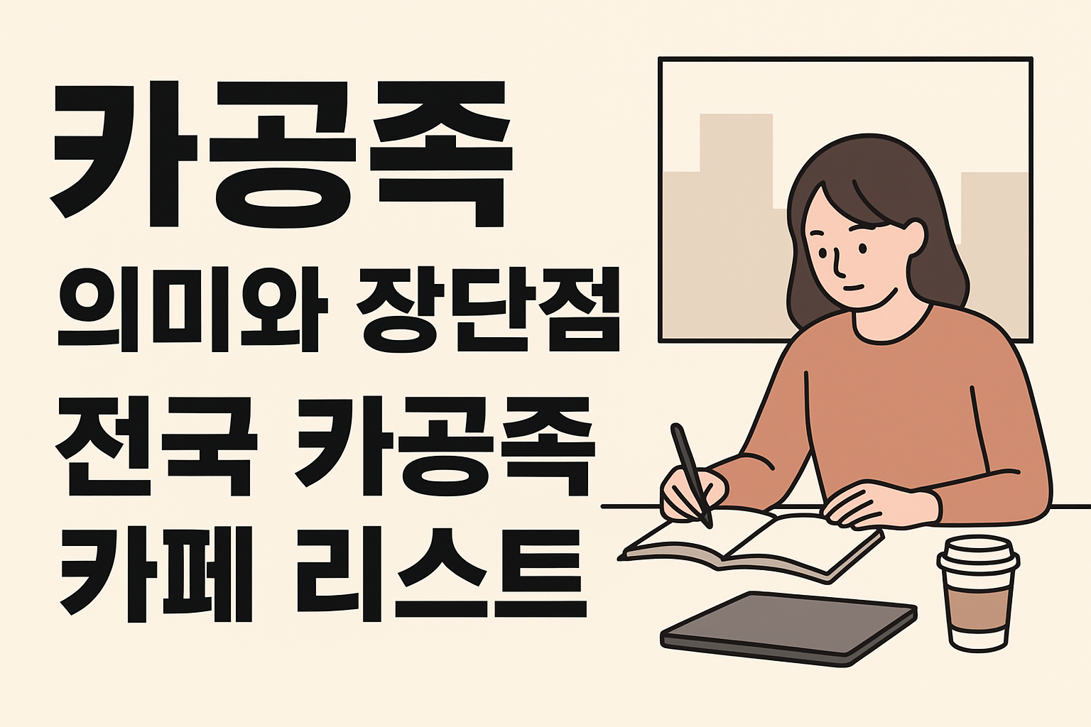 카공족 완벽 가이드 의미·장단점·전국 카페 리스트