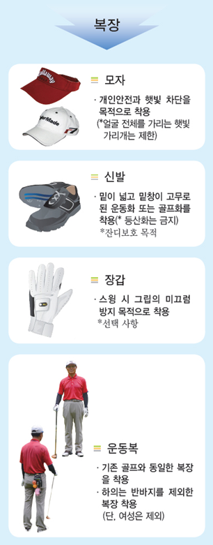 파크골프복장 - 운동복 착용