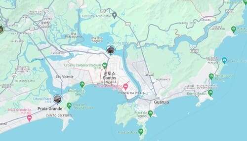 브라질 산토스항