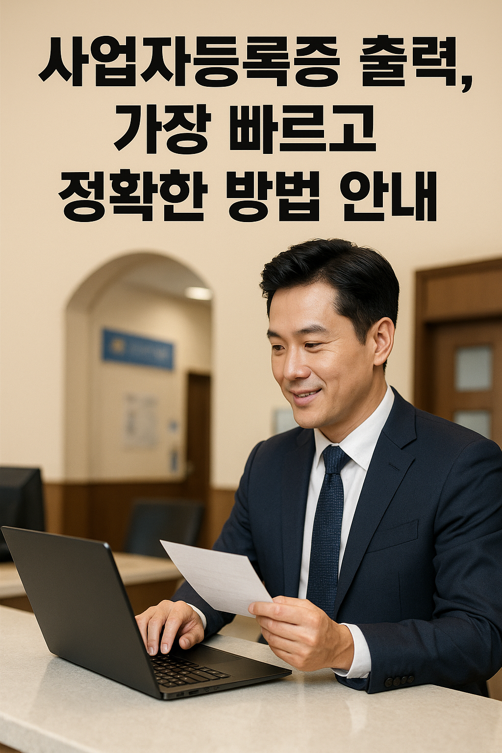 사업자등록증 출력, 가장 빠르고 정확한 방법 안내
