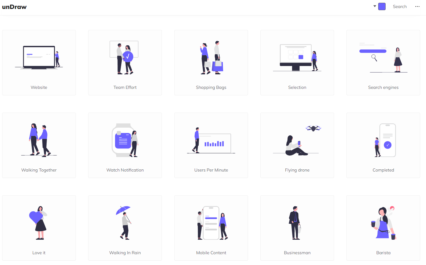 🎨디자인 작업할 때 필수!! 상업적 이용이 가능한 무료 일러스트 사이트 모음.zip - undefined - 3. 언드로우(undraw) - https://undraw.co/illustrations 🎨디자인 작업할 때 필수!! 상업적 이용이 가능한 무료 일러스트 사이트 모음.zip - undefined - 3. 언드로우(undraw) - https://undraw.co/illustrations