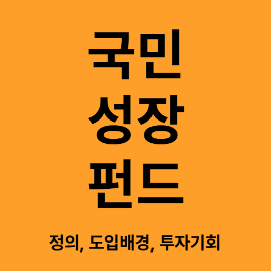 국민성장 펀드