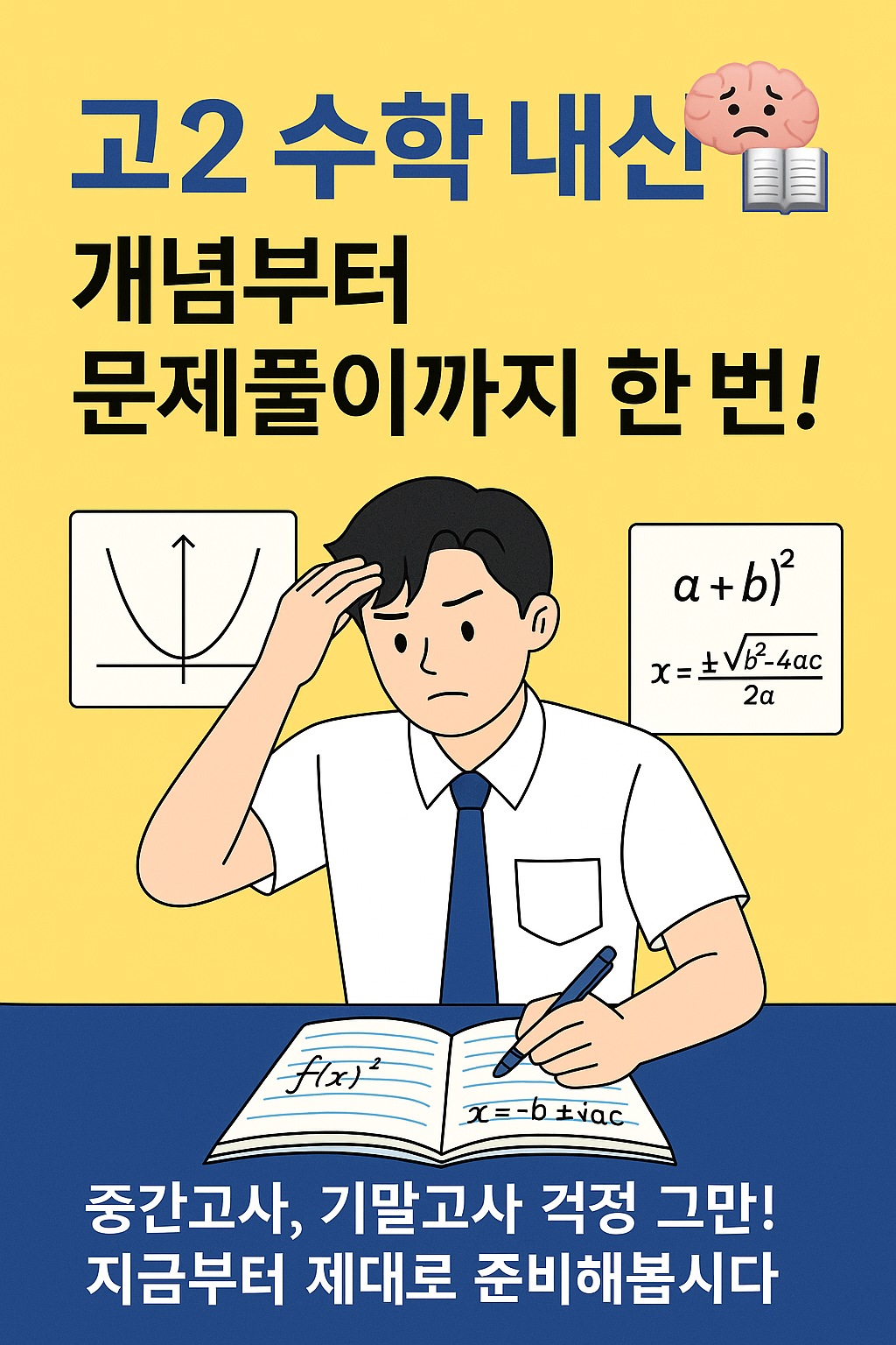 고2 수학 내신, 개념부터 문제풀이까지 한 번에!