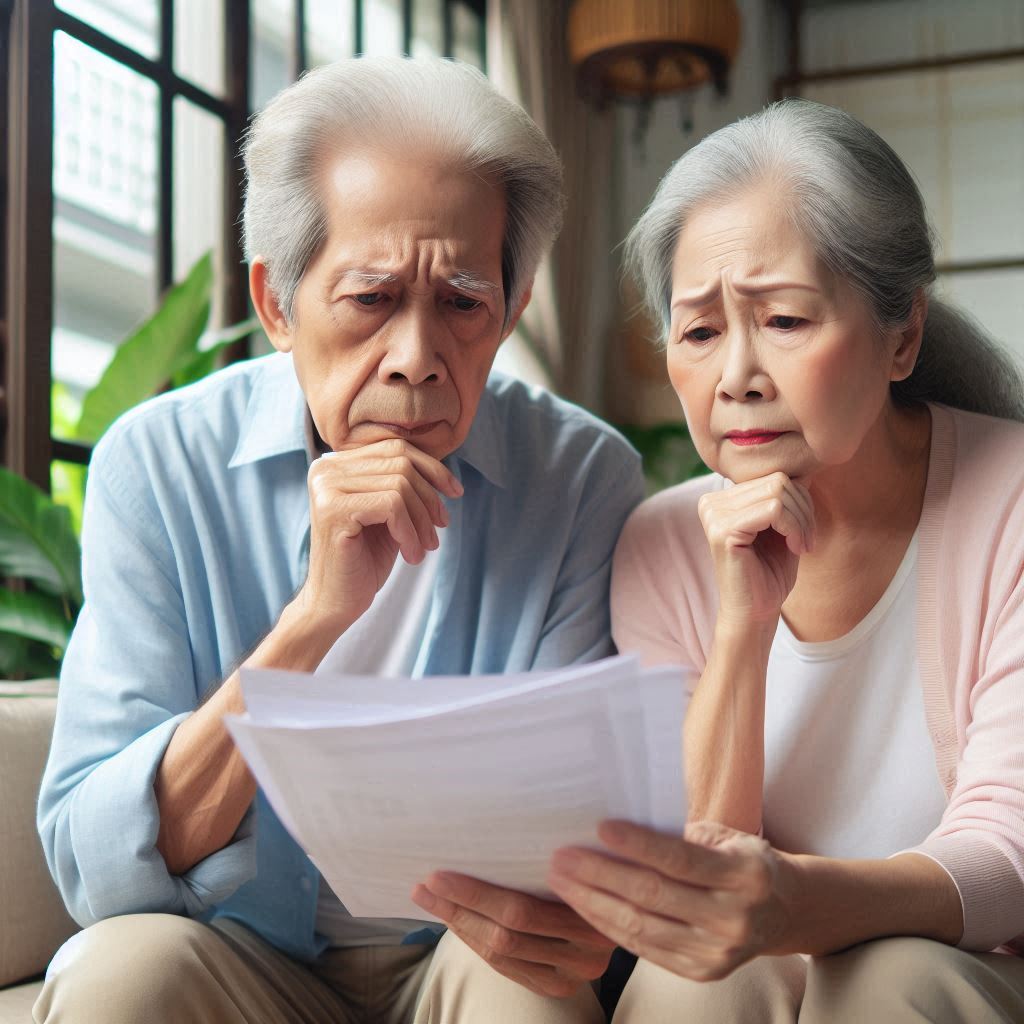 노부부의 대출고민 사진