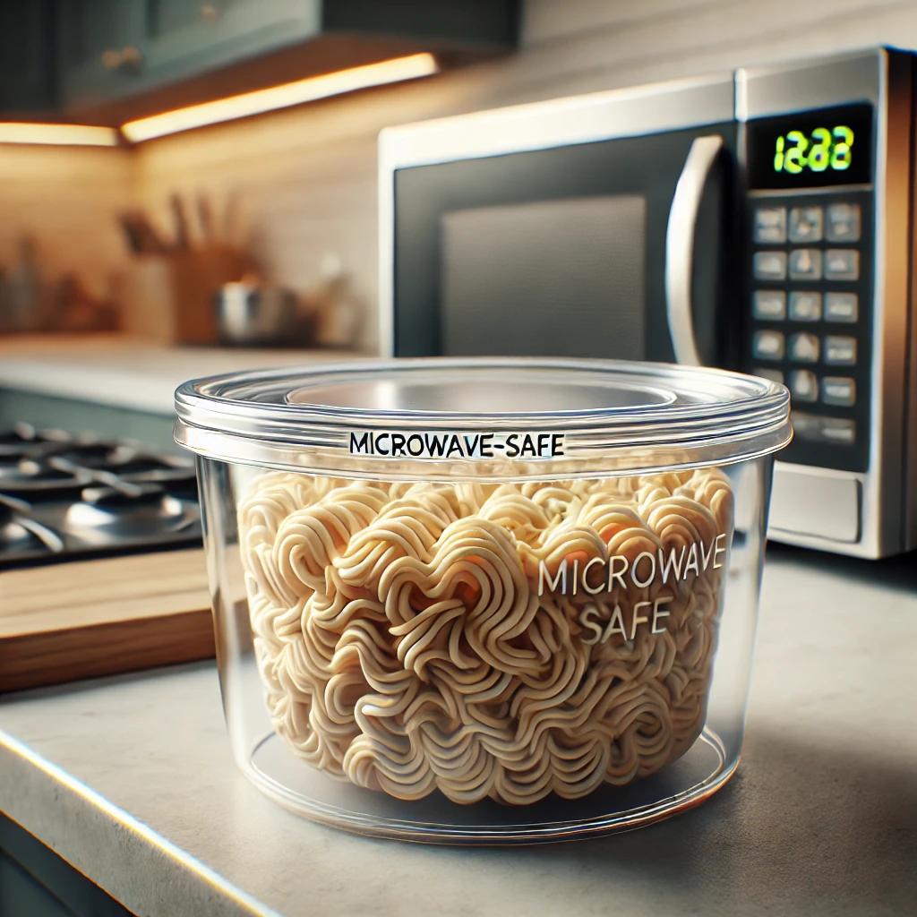 전자레인지 용기 라면