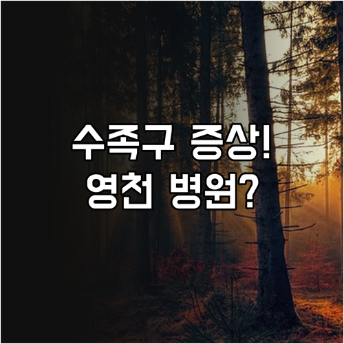 영천시 수족구 증상 및 진료 병원 정..