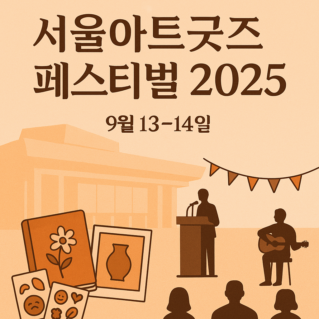 “서울아트굿즈페스티벌 2025: 굿즈·공연·강연, 아트의 모든 것을 만나다”