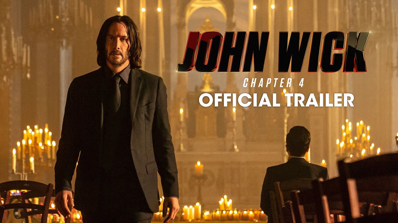 영화 존윅(John Wick) 4 포스터 디자인, 놀라운 착시현상 보여