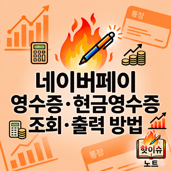 네이버페이 영수증&middot;현금영수증 조회&middot;출력 방법 총정리 (PC&middot;모바일)