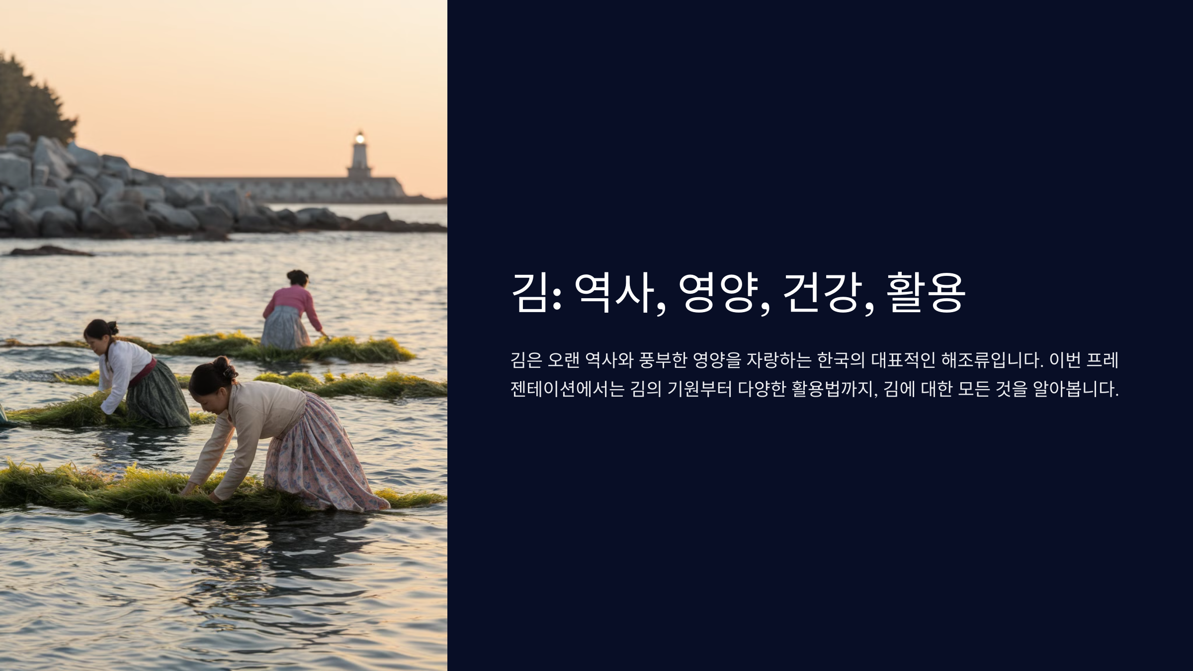 김 효능과 건강에 좋은 이유