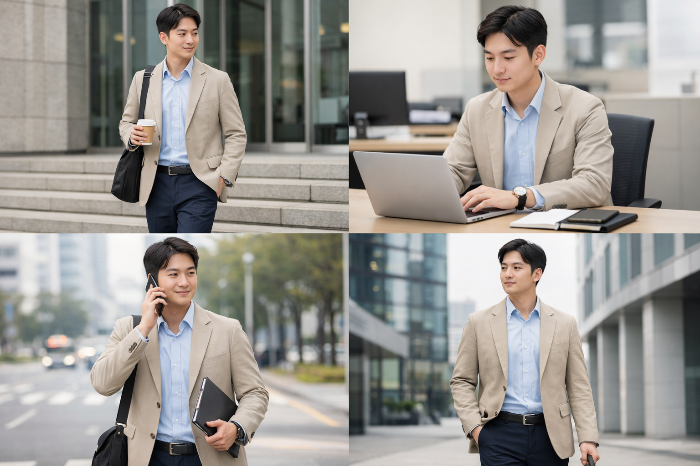 하루 일정에 대응하는 실패 없는 출근룩