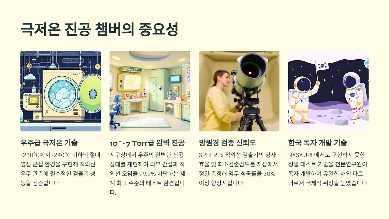 극저온 진공 챔버의 중요성