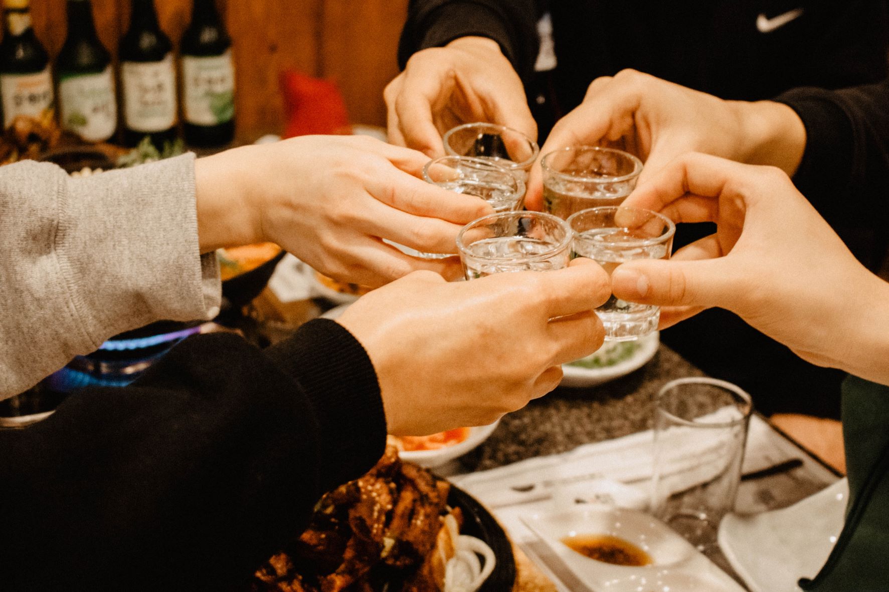 먹고 남은 소주