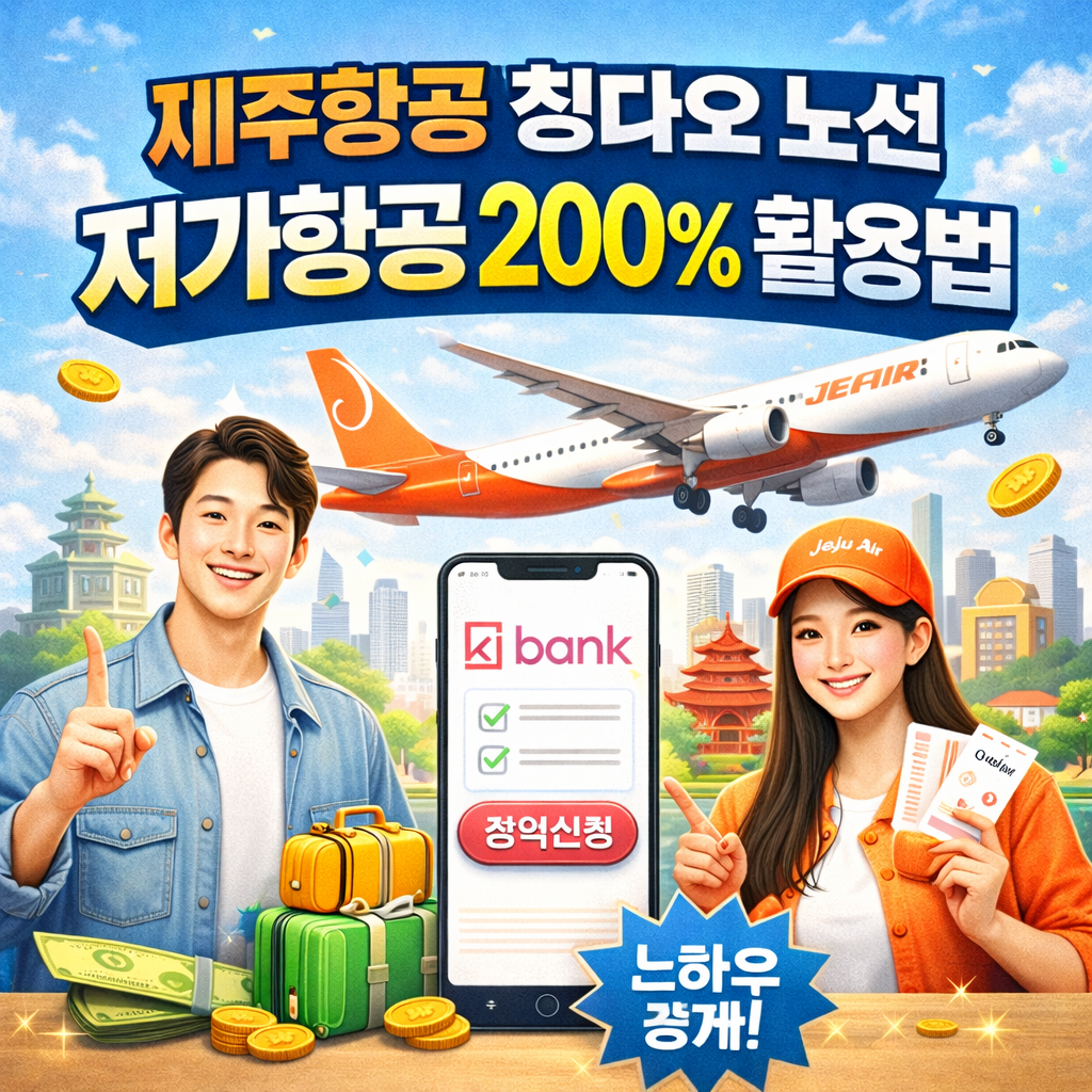 제주항공 칭다오 티켓 예약하러 가기