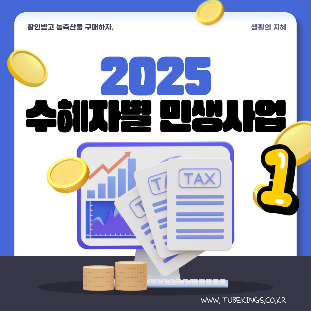 2025년 예산안으로 살펴보는 수혜자별 민생사업