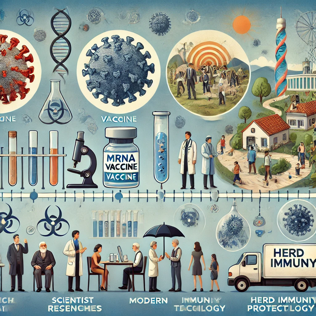 백신 개발의 역사적 과정과 현대 백신 기술의 발전 관련 사진