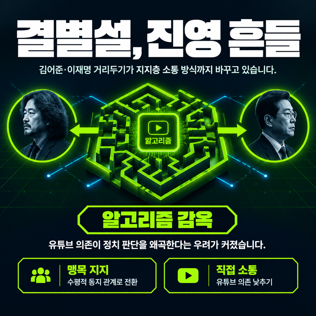 결별설, 진영 흔들