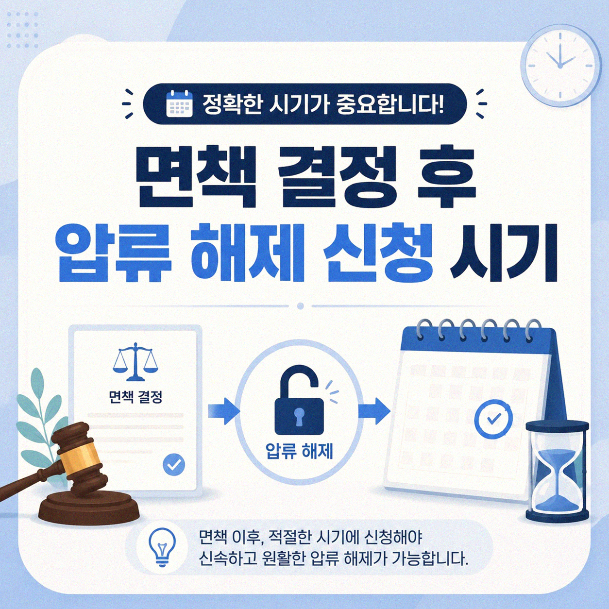 면책 결정 이후 압류 해제, 어떤 절차 거치나요