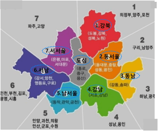 서울시25개구