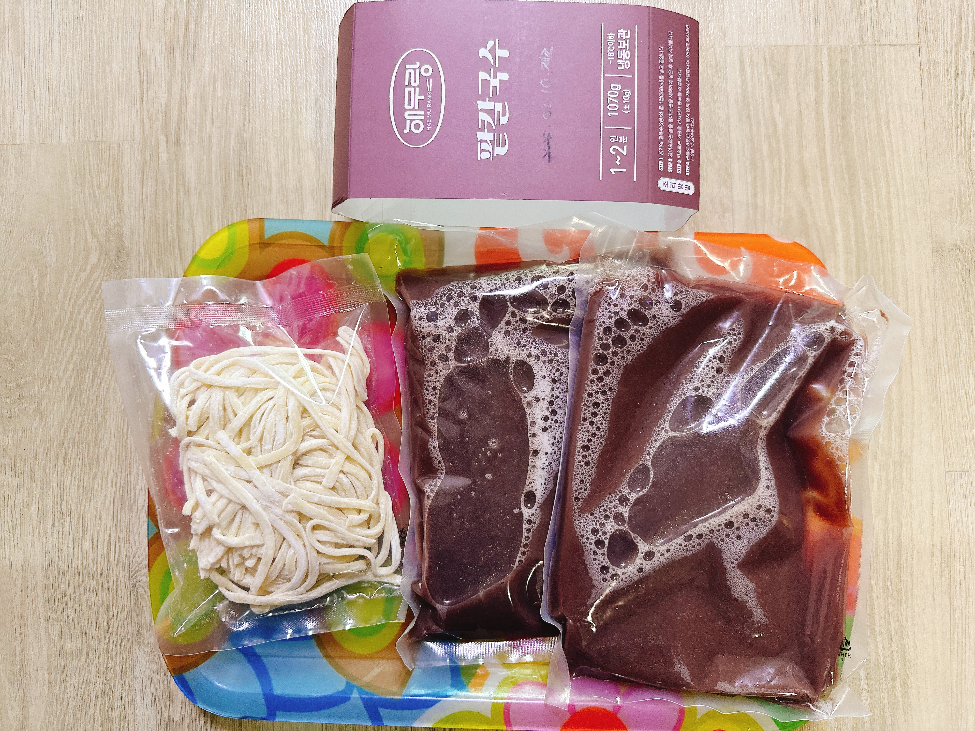 해무랑 팥칼국수 밀키트 후기