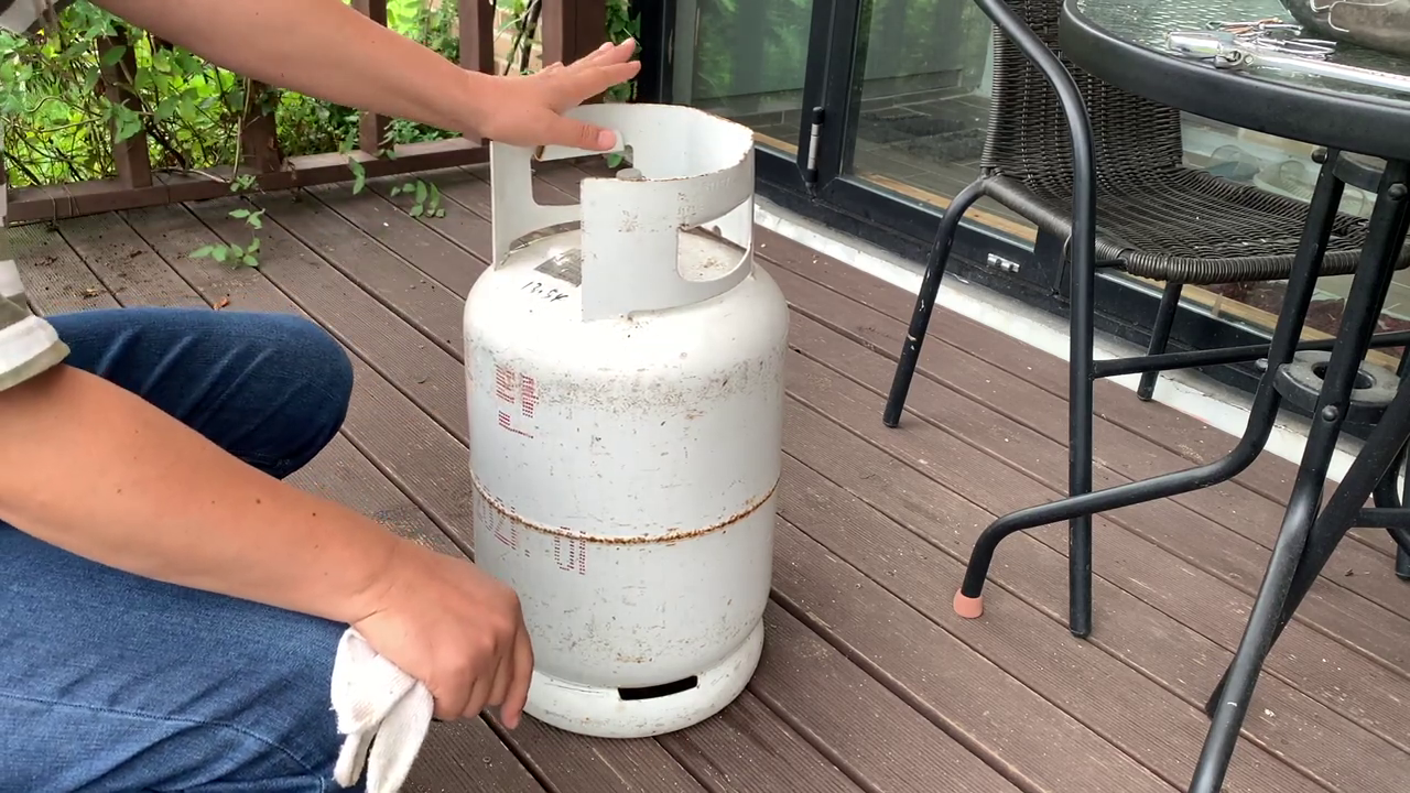 10리터 LPG 가스통