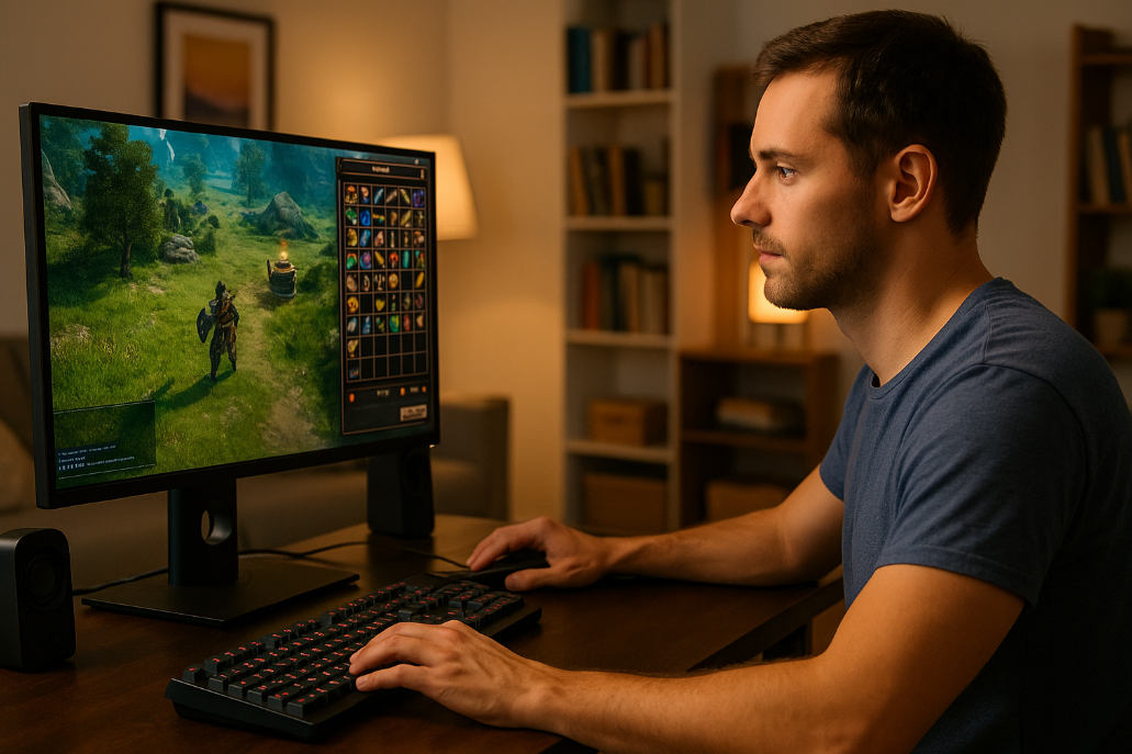 아이템 거래로 시작한 부업