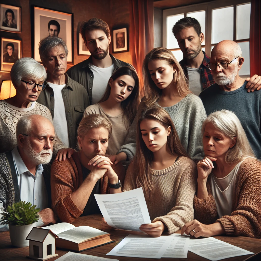 웃는 가족 아이콘 - 화목한 상속