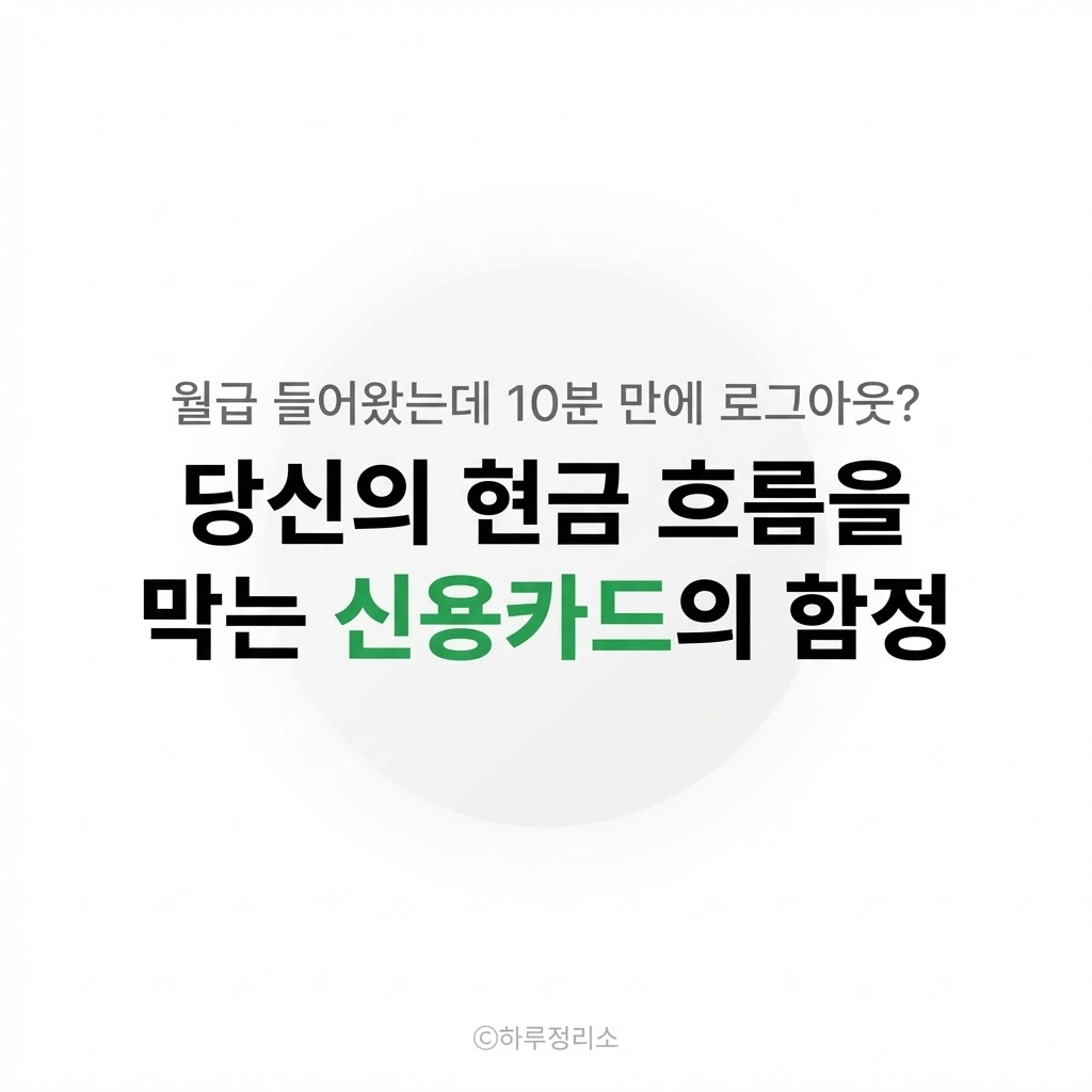 카드값이 월급을 스치고 지나간다면 '이것' 안 멈추면 평생 빚쟁이입니다