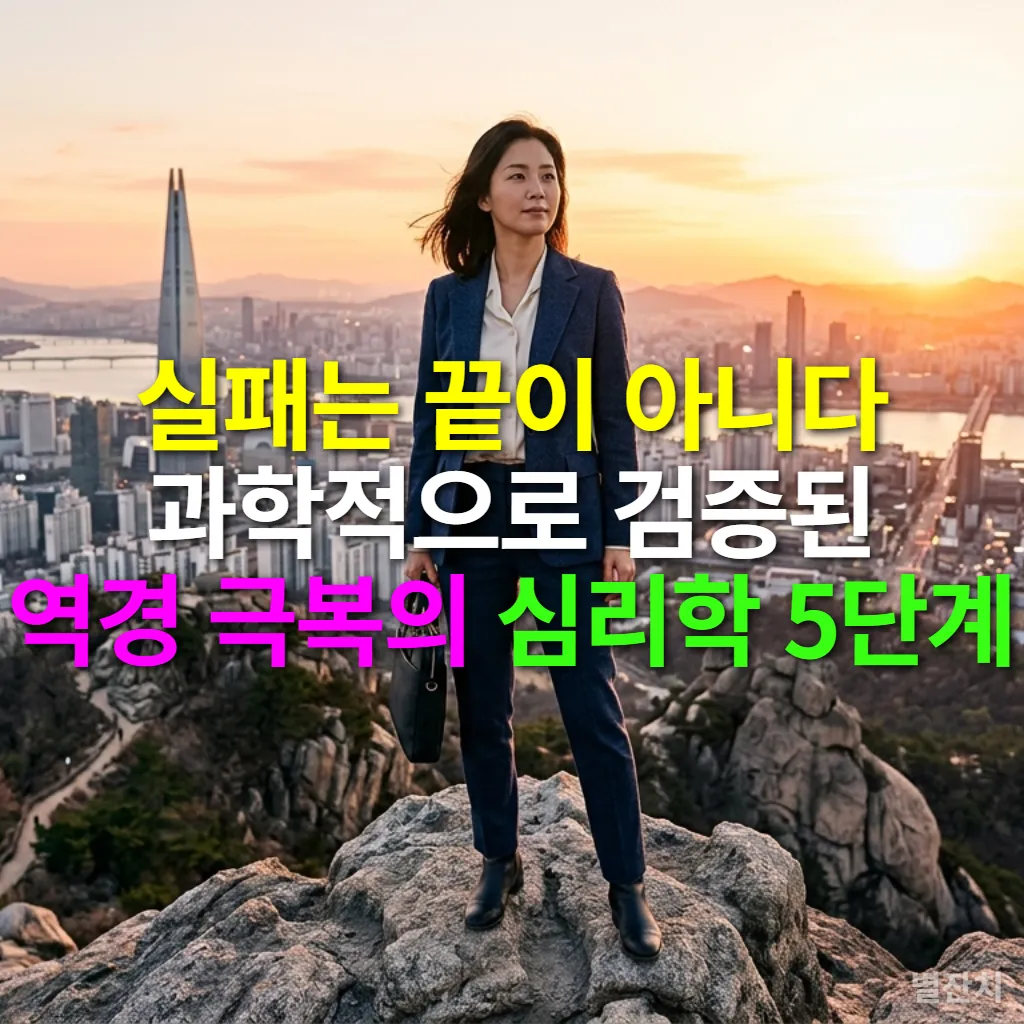 역경을 극복하고 성공의 정상에 선 한국인 전문직 여성의 모습