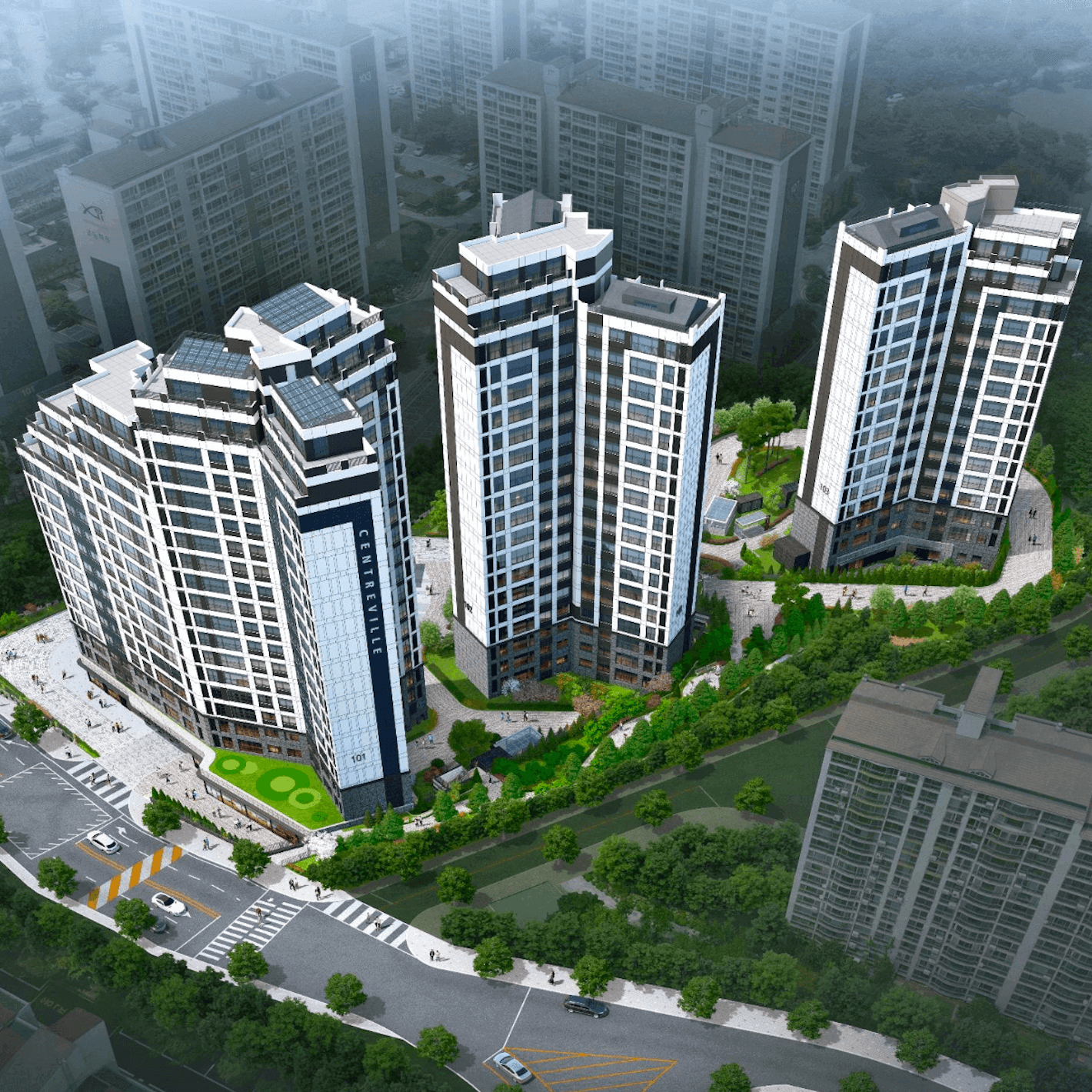 용인 센트레빌 그리니에 아파트