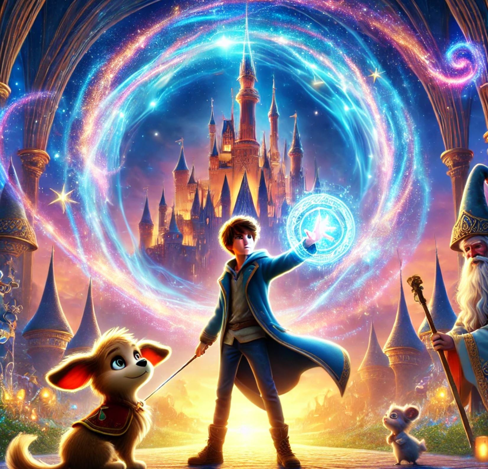 실사화된 디즈니 애니메이션 느낌나는 영화 포스터