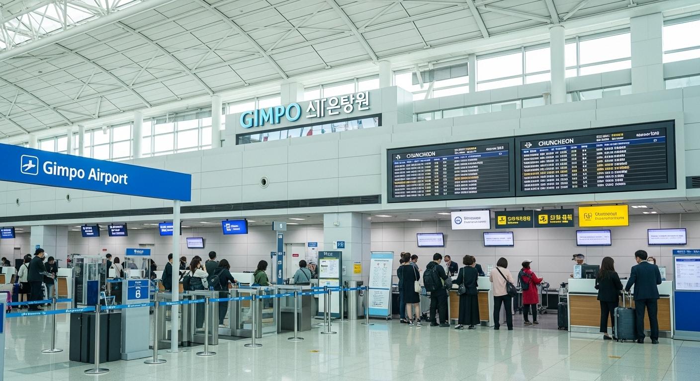 김포공항 춘천 시간표