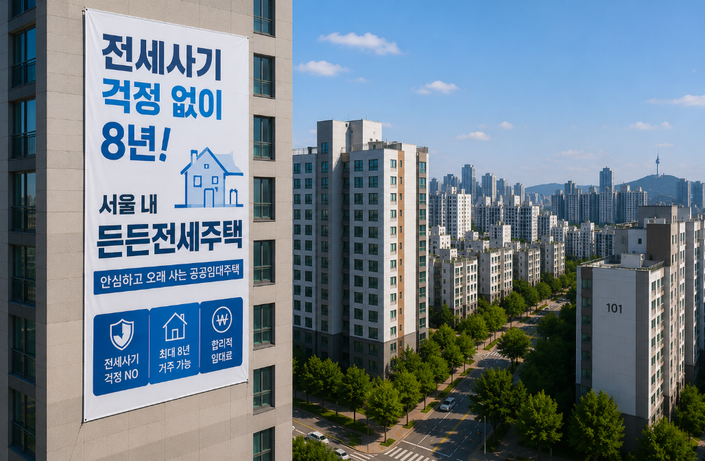 전세사기 걱정 없는 든든전세주택 8년 안심 입주 조건 총정리