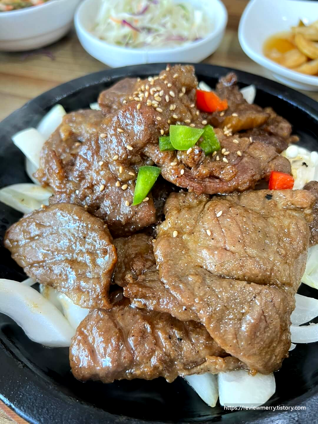 석갈비 육즙