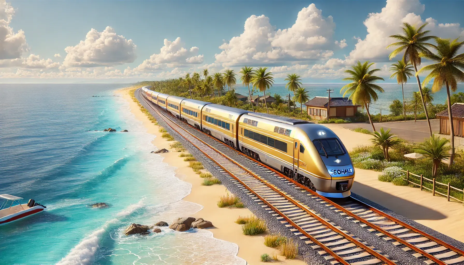 서해금빛열차 디자인