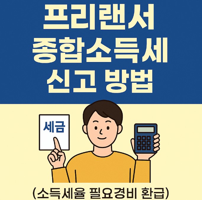 프리랜서 종합소득세 신고 방법
