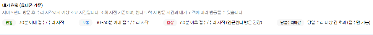 대기현황