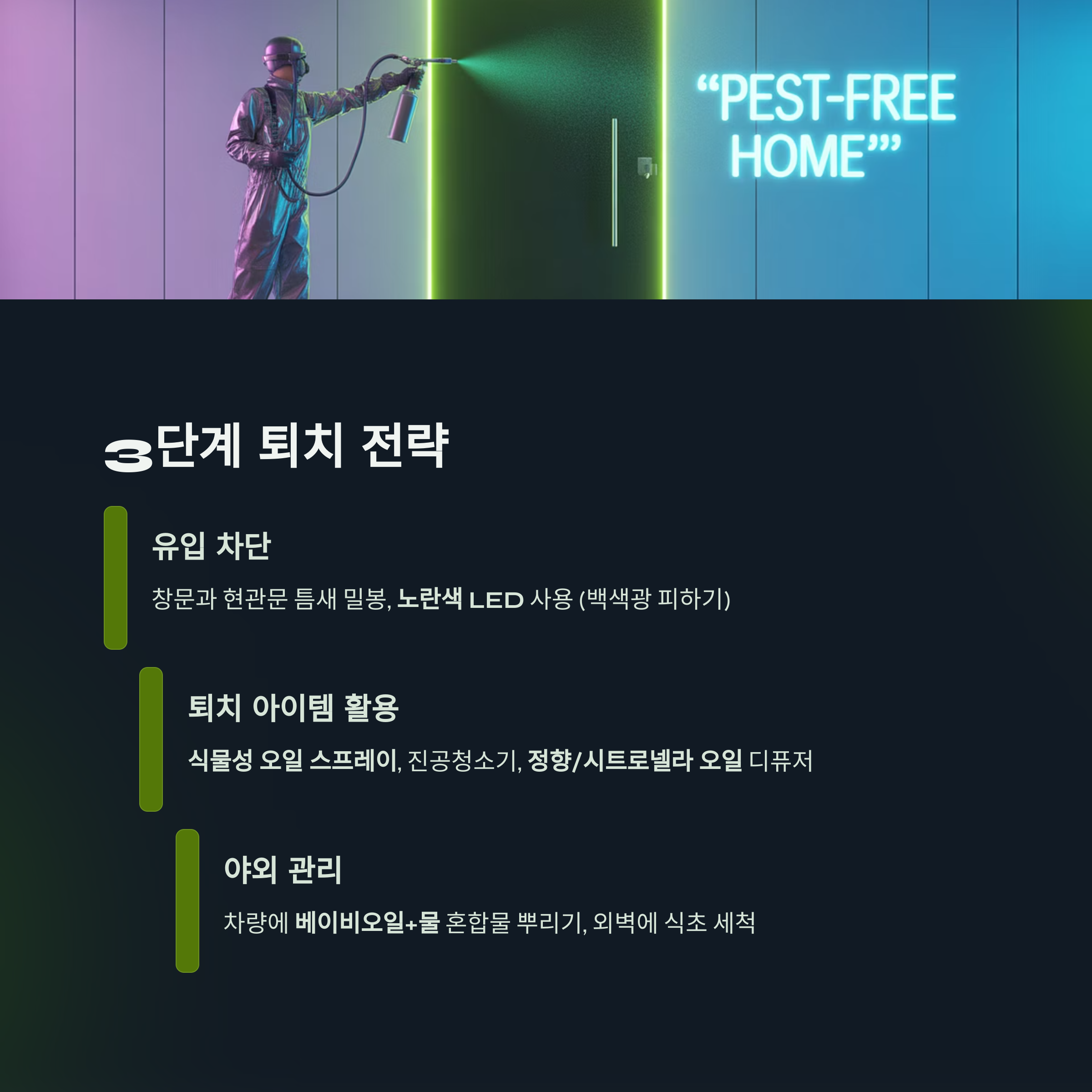 러브 버그 퇴치 3단계 전략!