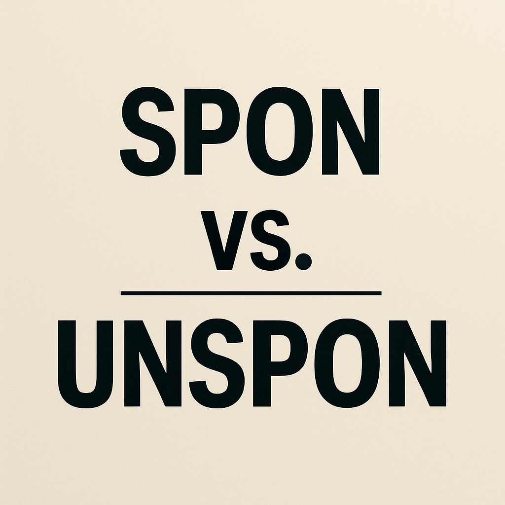 스폰 언스폰 이미지 사진