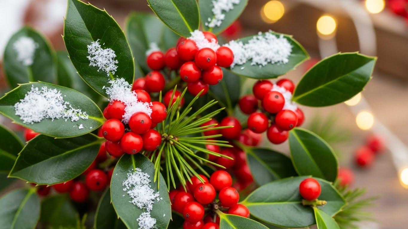 크리스마스 빨간 열매